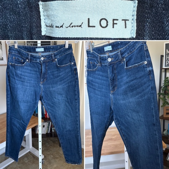 LOFT Denim - Loft Women’s Curvy Skinny Blue Jeans Size 10P / 30